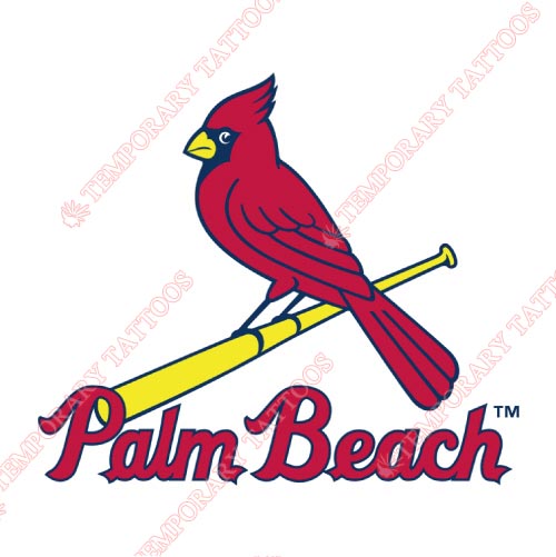 Palm Beach Cardinals Customize Temporary Tattoos Stickers NO.7918
